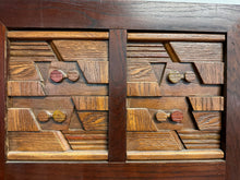 Load image into Gallery viewer, Brutalist Lane Pueblo Style Dresser with Matching Double Mirror Mid Century