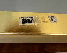 Load image into Gallery viewer, DIA Mahogany and Brass Square Coffee Table Milo Baughman Style Mid Century