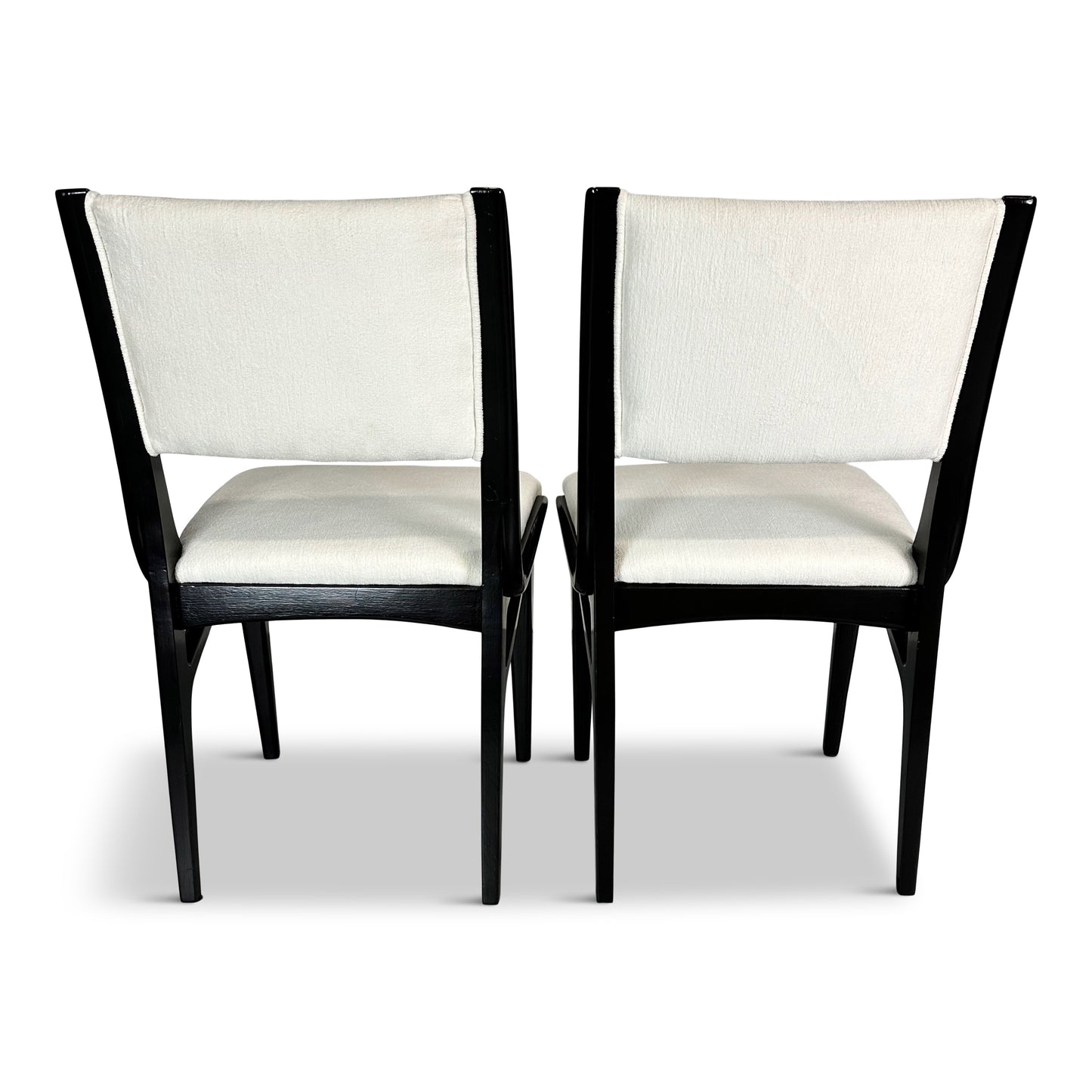 Drexel Set of Six Modernist Lacquered Armchairs by John Van Koert Mid Century
