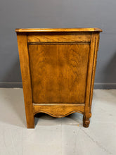 Load image into Gallery viewer, Baker Furniture French Provincial Oak Two Door Nightstands with One Drawer