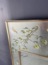 Load image into Gallery viewer, LaBarge Silver Leaf Eglomise Mirror Mid Century 1982