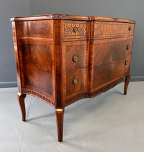 Load image into Gallery viewer, Italian Louis XVI Style with Intricate Marquetry Commode Imported by Slack & Rassnick