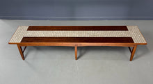 Load image into Gallery viewer, 1970s Lane " Monte Carlo" Coffee Table with Inlaid Tile Design Mid Century