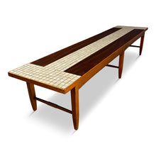 Load image into Gallery viewer, 1970s Lane " Monte Carlo" Coffee Table with Inlaid Tile Design Mid Century