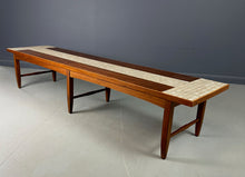 Load image into Gallery viewer, 1970s Lane " Monte Carlo" Coffee Table with Inlaid Tile Design Mid Century