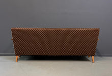 Load image into Gallery viewer, 1960s American Studio/Craft Oak Sofa with Thistle Carving Mid Century