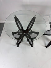 Load image into Gallery viewer, Pair of John Salterini Iron Butterfly Side Tables Mid Century