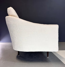 Load image into Gallery viewer, Milo Baughman Curved Back Sofa for Thayer Coggin in a Cozy Bouclé Mid Century