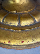 Load image into Gallery viewer, Hollywood Regency Round Cocktail Table in Gold & Marble in Style of James Mont