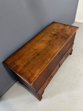 Load image into Gallery viewer, 18th Century Chippendale Walnut Blanket Chest With Two Drawers and Till
