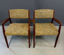 Load image into Gallery viewer, Pair of Mid Century Walnut Armchairs in the Style of Jens Risom