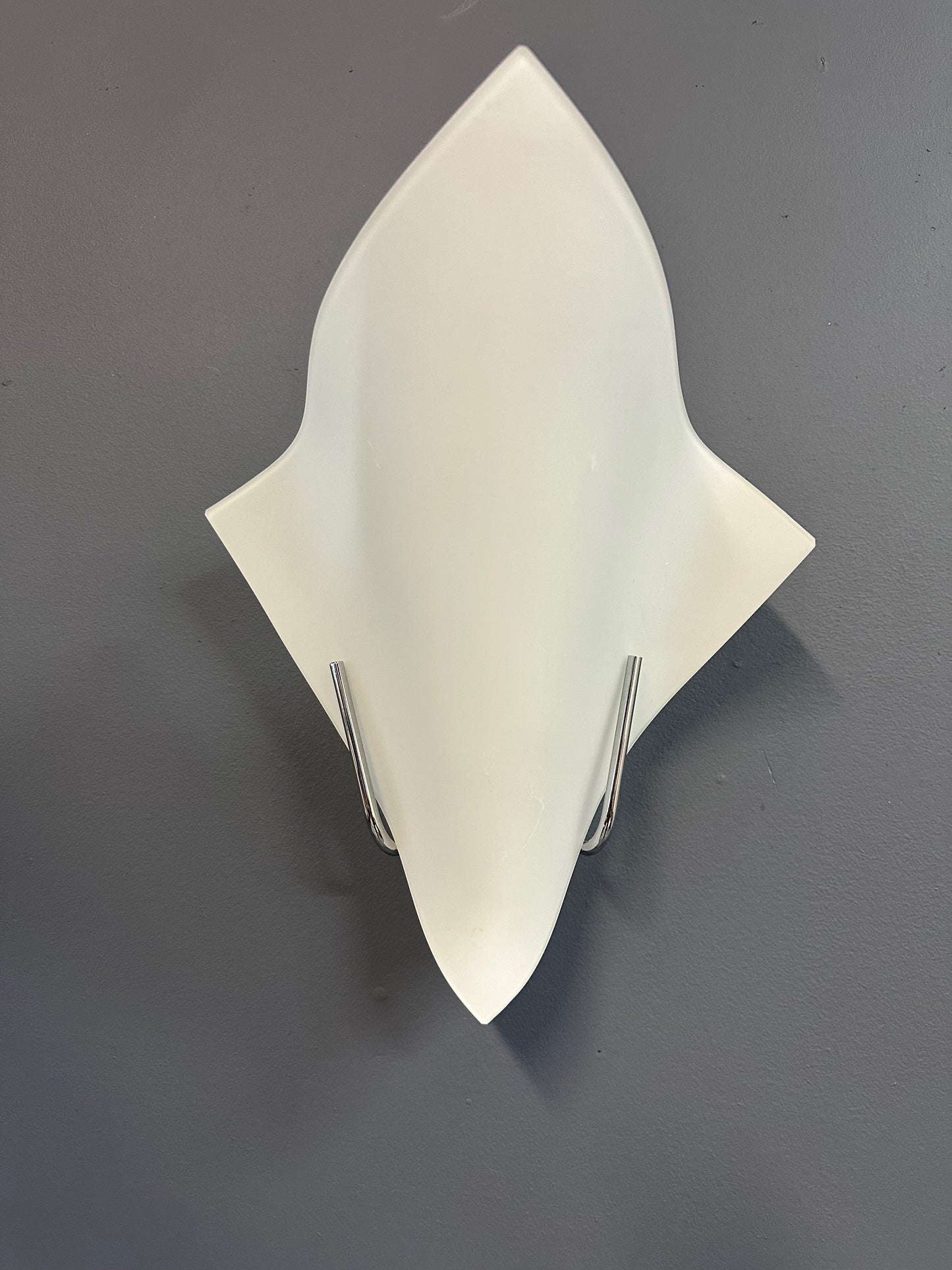 SOLD – 1990s Pair of Handkerchief Sconces by Boyd Lighting in Satin Glass