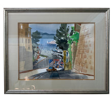 Load image into Gallery viewer, George Booth Post Watercolor of San Fransisco Street Scene