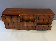 Load image into Gallery viewer, 1970s Lane Brutalist Nine Drawer Dresser Mid Century
