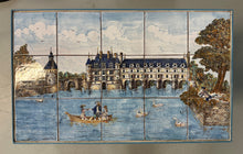 Load image into Gallery viewer, Pair of JB de La Morinerie Jullien - Paris Tile Top Iron Tables