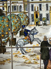 Load image into Gallery viewer, Pair of JB de La Morinerie Jullien - Paris Tile Top Iron Tables