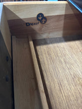 Load image into Gallery viewer, Drexel Heritage "Tai Ming" Burl and Mahogany Desk Mid Century