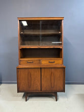 Load image into Gallery viewer, 1970s Garrison Mid Century Walnut 2 Door China Cabinet