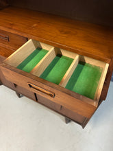 Load image into Gallery viewer, 1970s Garrison Mid Century Walnut 2 Door China Cabinet