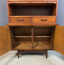 Load image into Gallery viewer, 1970s Garrison Mid Century Walnut 2 Door China Cabinet