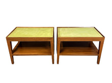 Load image into Gallery viewer, Custom Made Side Tables with Leather Tops For The House of Gene Wilder