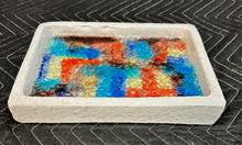 Load image into Gallery viewer, Bitossi Italy for Raymor Ceramic and Glass Mosaic Ashtray, Catchall Mid Century