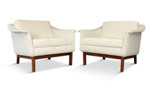 Load image into Gallery viewer, Folke Ohlsson Pasedena Chair with Walnut Frame and Textured Velvet Upholstery