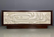 Load image into Gallery viewer, Brutalist Mid Century Credenza Philip Lloyd Powell Style