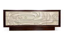 Load image into Gallery viewer, Brutalist Mid Century Credenza Philip Lloyd Powell Style