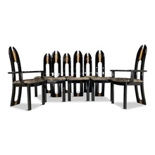 Load image into Gallery viewer, Set of Eight Italian Dining Chairs by Pietro Costantini for Ello
