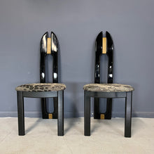 Load image into Gallery viewer, Set of Eight Italian Dining Chairs by Pietro Costantini for Ello
