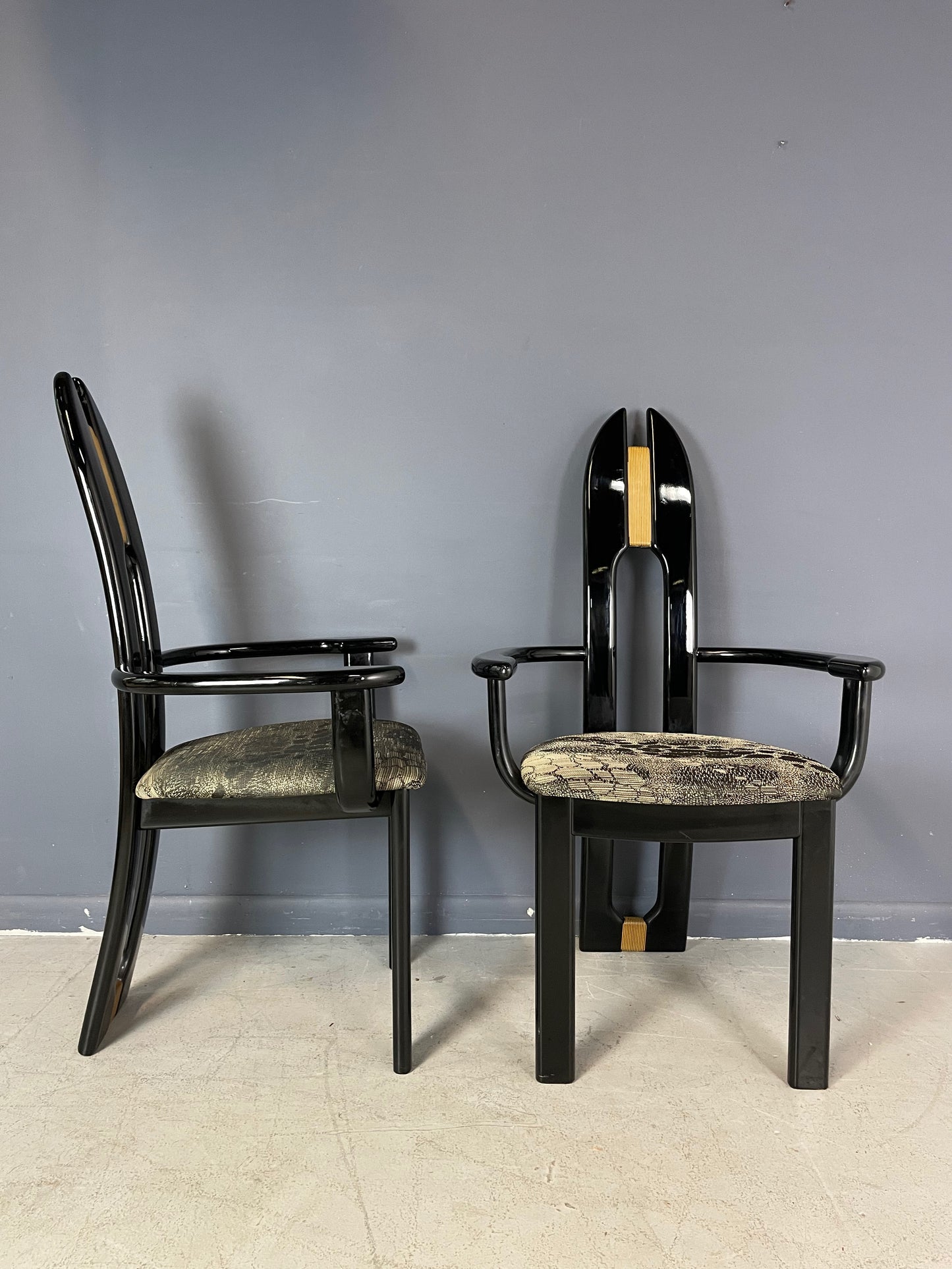 SOLD – Set of Eight Italian Dining Chairs by Pietro Costantini for Ello