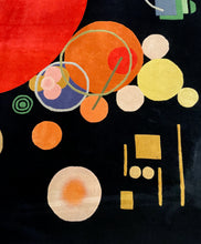 Load image into Gallery viewer, 100% Wool Large Multicolored Kandinsky Inspired Rug by Ege Axminster Art Line