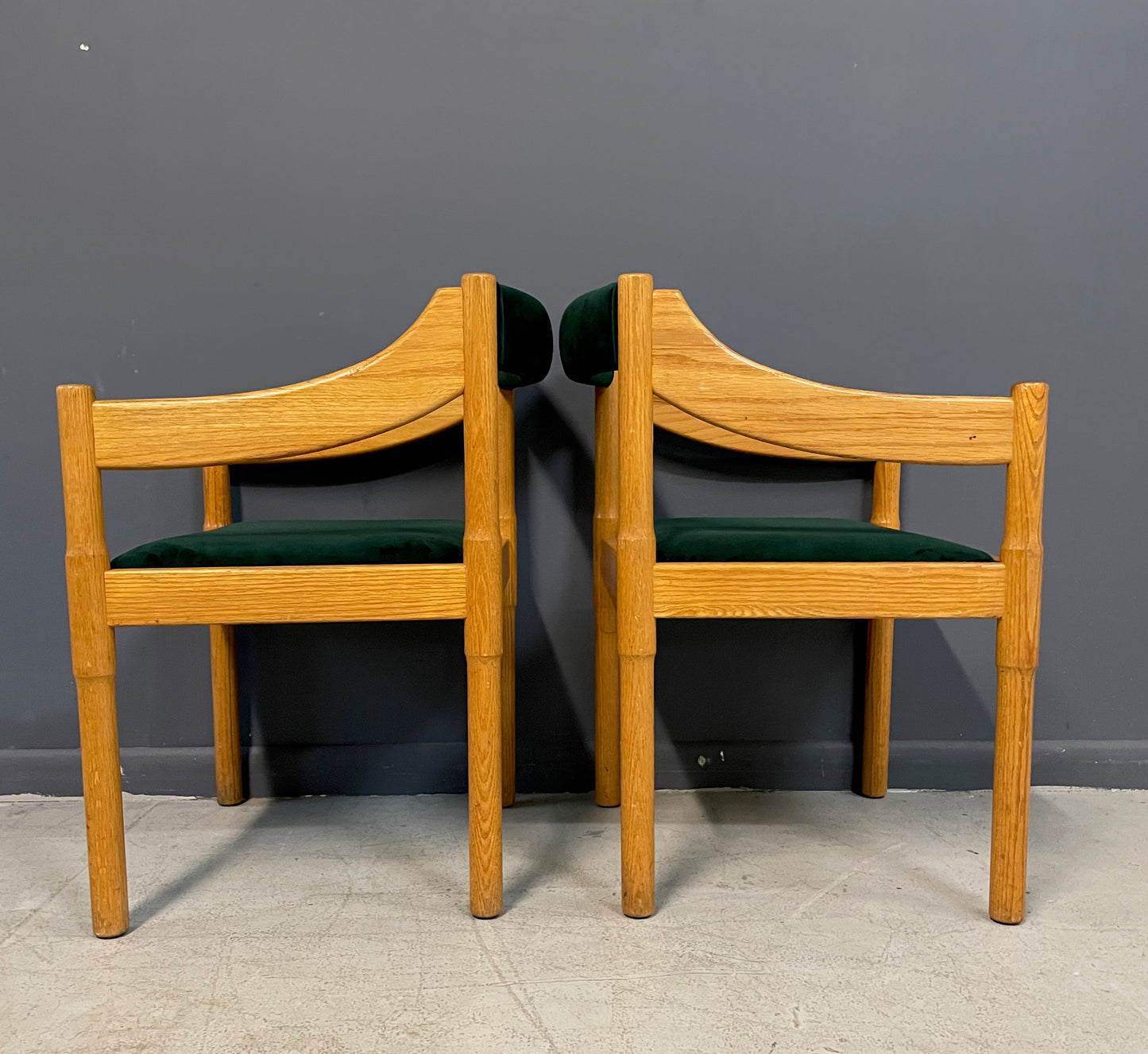 SOLD – Vico Magistretti "Carimate" Dining Chairs for Cassina, 1960, Set of 6