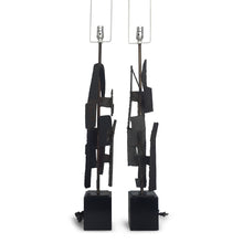Load image into Gallery viewer, Harry Balmer Brutalist Sculpture Lamps for Laurel Lighting Co