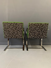Load image into Gallery viewer, Brno Style Armchair Pair with Chrome Frame, A Mid Century Masterpiece