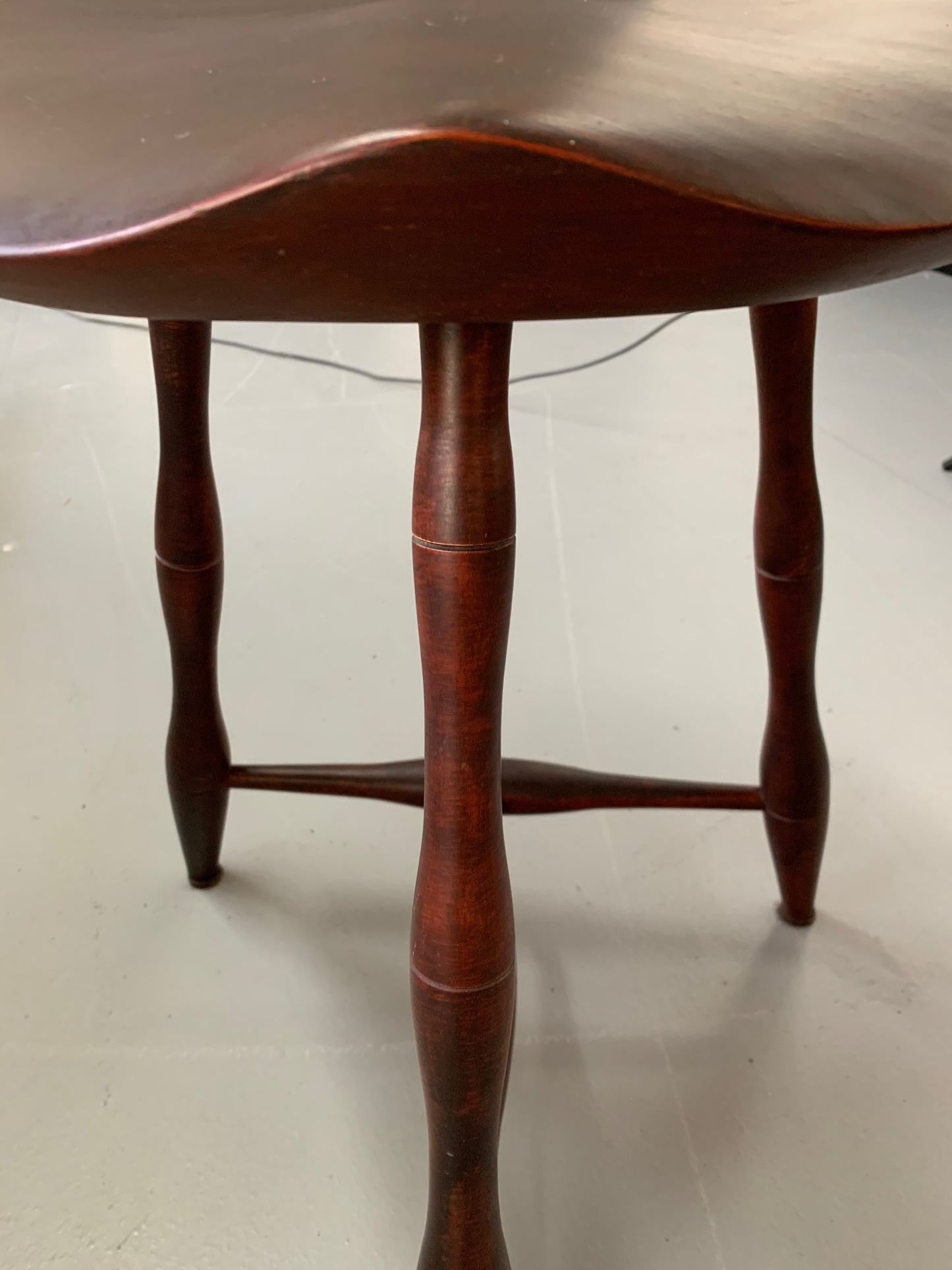 Three Legged Stool by Studio Woodworker John W Los