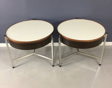 Load image into Gallery viewer, Dunbar Rare Round Occasional Tables by Edward Wormley a Pair Mid Century