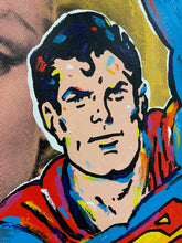 Load image into Gallery viewer, John Stango's Pop Art "Duel of Doom" Oil on Canvas