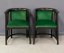 Load image into Gallery viewer, Josef Hoffman Pair of Vienna Secessionist Bentwood Arm Chairs for J & J Kohn