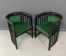 Load image into Gallery viewer, Josef Hoffman Pair of Vienna Secessionist Bentwood Arm Chairs for J & J Kohn