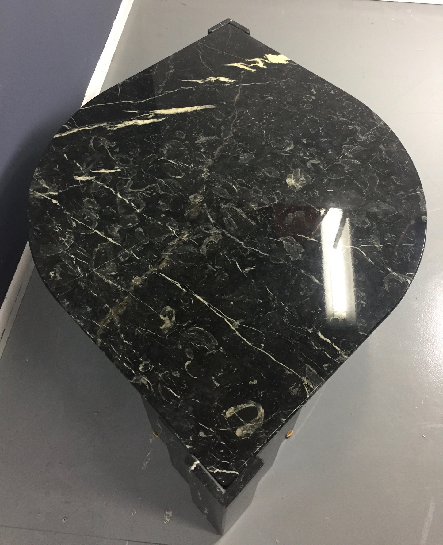 Marble Black and White Cocktail Table Made in Italy Midcentury
