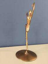 Load image into Gallery viewer, Art Deco Dancer Sculpture in Copper by Henri Lautier Cast by Robert Thew