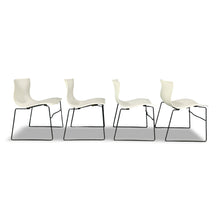 Load image into Gallery viewer, Handkerchief Chairs in White by Massimo Vignelli for Knoll Post Modern a Pair