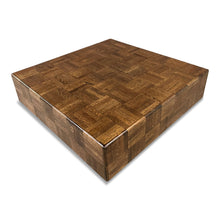 Load image into Gallery viewer, 1970s Parquet Floating Cocktail/Coffee Table with a Plinth Base Mid Century