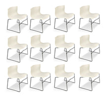 Load image into Gallery viewer, Handkerchief Chairs in White by Massimo Vignelli for Knoll Post Modern a Pair