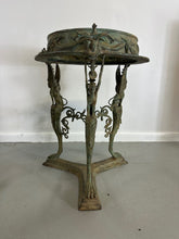 Load image into Gallery viewer, Pair Pompeiian Grand Tour Bronze Gueridon Tables, tripod legs with pawed feet