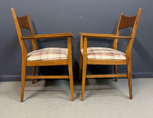 Pair of Paul Mccobb Dining Room Armchairs for Calvin Mid Century