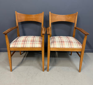 Pair of Paul Mccobb Dining Room Armchairs for Calvin Mid Century