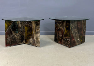1967 Signed Paul Evans Exceedingly Rare Side Tables or Coffee Table